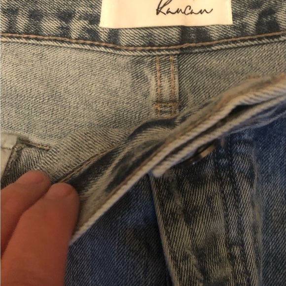 KANCAN Mara Ultra High Rise 90'S Wide Leg Jeans Sz. 15/31 Light-Wash 100% Cotton - Picture 9 of 10